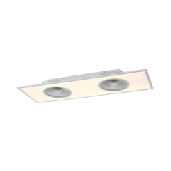 LED plafondventilator Flat-Air, CCT, wit, 120x40cm