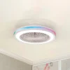 LED plafondventilator Gamer wit DC stil Ø 47 cm CCT RGB