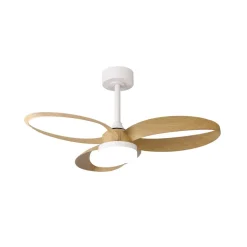 LED plafondventilator Infinity houtlook DC stil Ø 93 cm CCT