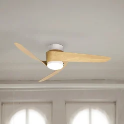 LED plafondventilator Island houtlook DC stil Ø 102 cm CCT