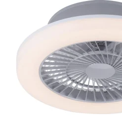 LED plafondventilator Leonard Ø50cm, seriel schakelaar