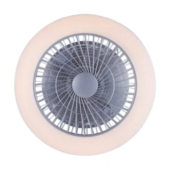 LED plafondventilator Leonard Ø50cm, seriel schakelaar