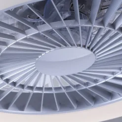 LED plafondventilator Leonard Ø50cm, seriel schakelaar