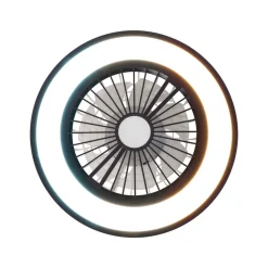 LED plafondventilator met licht Arioso, stil, Ø 54 cm, CCT