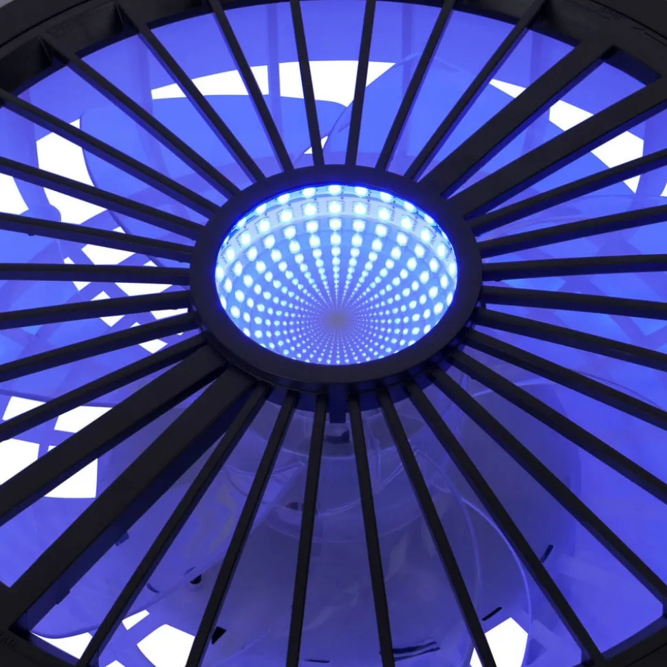 LED plafondventilator met licht Arioso, stil, Ø 54 cm, CCT