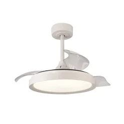 LED plafondventilator Mistral Mini wit DC stil Ø 91 cm CCT