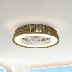 LED plafondventilator Polinesia Nautica DC stil Ø 65 cm CCT