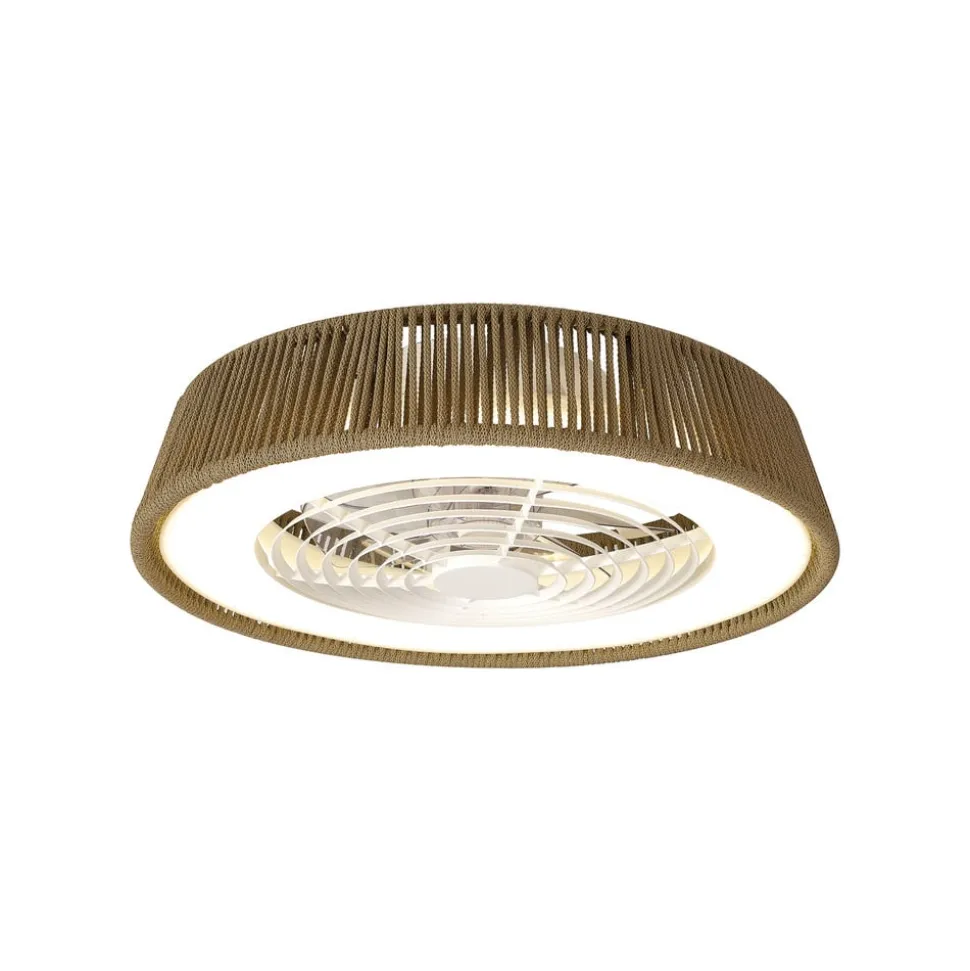 LED plafondventilator Polinesia Nautica DC stil Ø 65 cm CCT