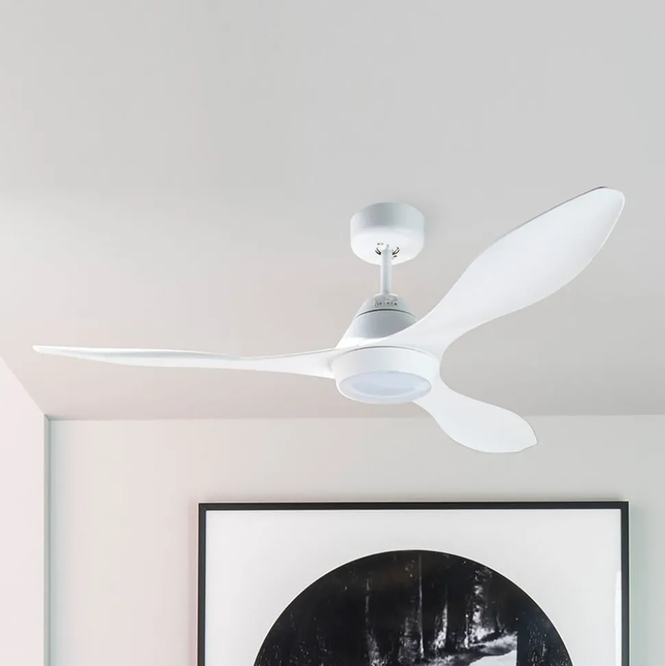 LED plafondventilator Polaris L, drievleugelig wit