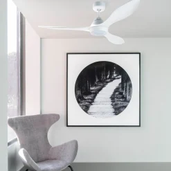 LED plafondventilator Polaris L, drievleugelig wit