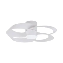 LED plafondventilator Rose wit DC-motor stil Ø 65 cm CCT