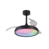 LED plafondventilator Siberia Mini zwart stil 91 cm CCT RGB