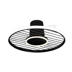 LED plafondventilator Soho zwart DC-motor stil Ø 66 cm CCT