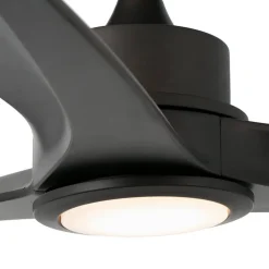 LED plafondventilator Tonic, donkerbruin