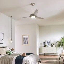 LED plafondventilator Voya crème