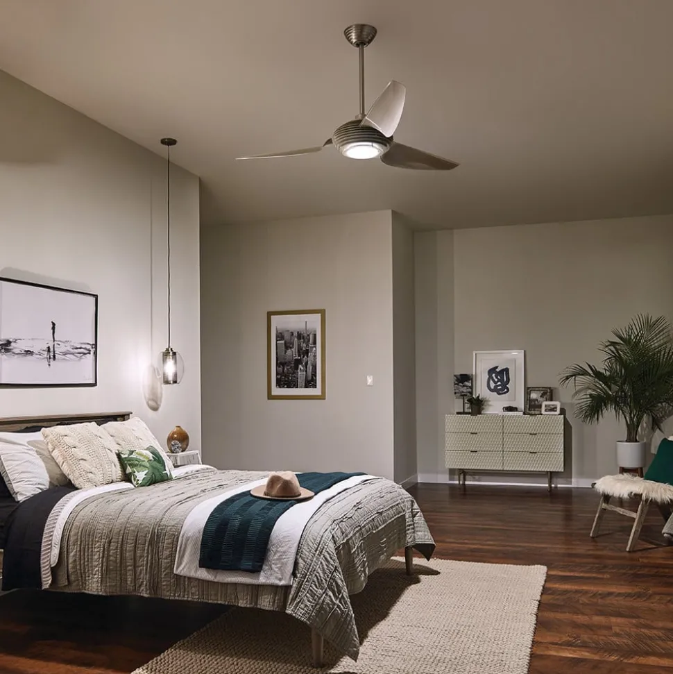 LED plafondventilator Voya crème