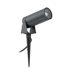 LED prikspot 5131, zwart, aluminium, glas, Schuko stekker