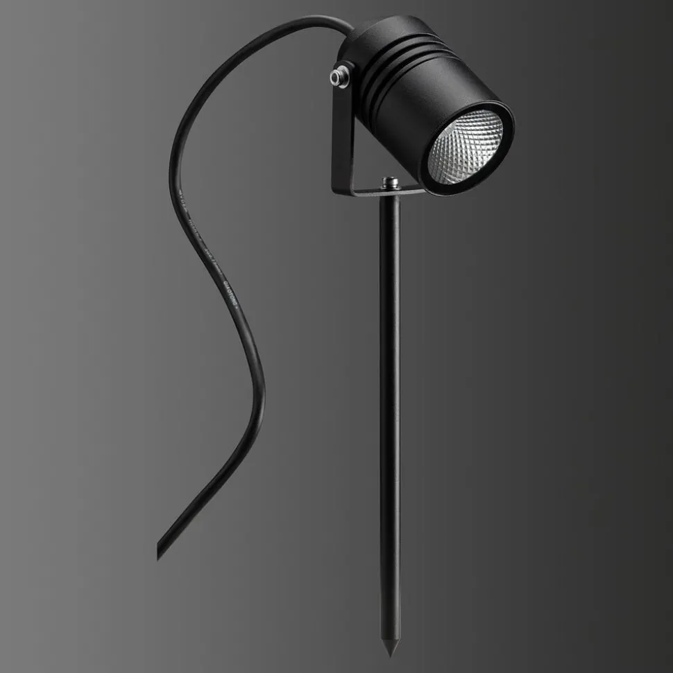 LED prikspot 5018, zwart, IP65