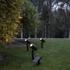 LED prikspot op zonne-energie Powerspot set van 3