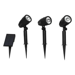 LED prikspot op zonne-energie Powerspot set van 3