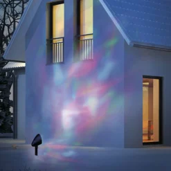 LED projectorlamp Disco v. gevelverlichting