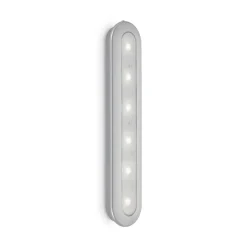 LED Push-Light Row, batterijvoeding, 6.500K, 30 cm
