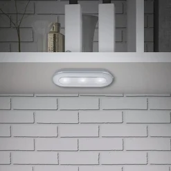 LED Push-Light Row, batterijvoeding, 6.500K, 15 cm