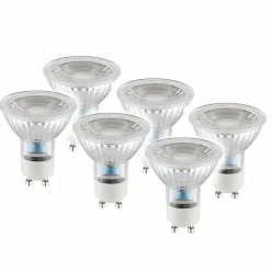 LED reflector GU10 4,6W 450lm warmwit 6 per set