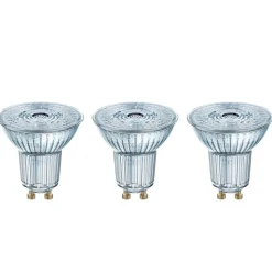 LED reflector GU10 4,3W, universeel wit, 3 per-set