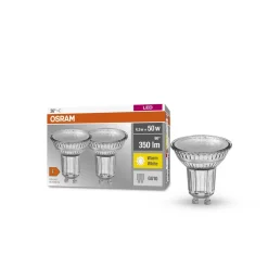 LED reflectorlamp GU10 PAR16 4,3W 2.700K 36° set van 2