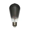 LED rustiek lamp E27 4.9W, 1800K, 90 lumen, rook