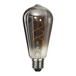 LED rustieke lamp E27 ST64 2W filament 2.100K rook