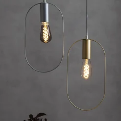 LED rustieke lamp E27 ST64 2W filament 2.100K rook