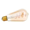 LED rustieke lamp E27 ST64 4W amber 2.200K dimbaar