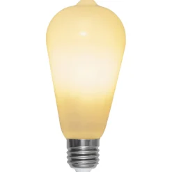 LED rustieke lamp E27 ST64 6,5W 3-step-dim, opaal