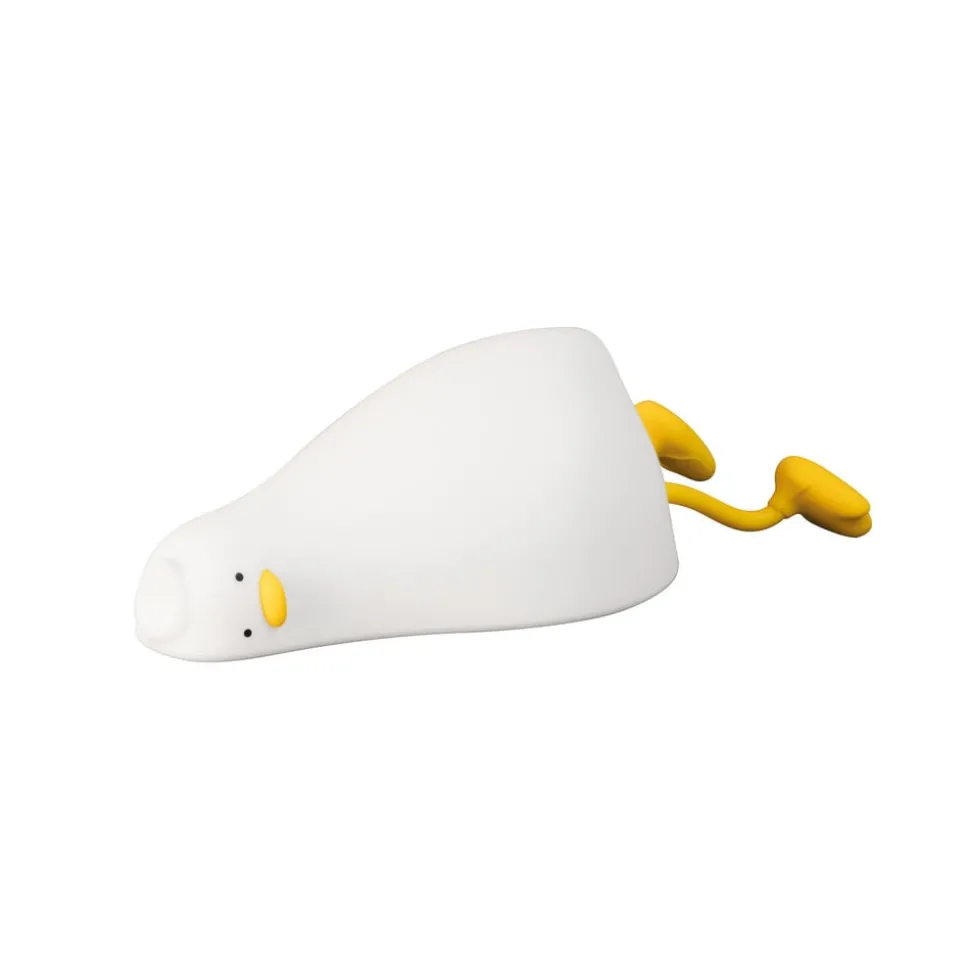 LED schemerlamp Ducky, eend, wit, timer, dimbaar