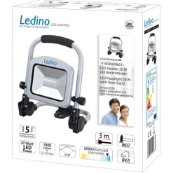 LED schijnwerper Charlottenburg 20B, 6.500 K