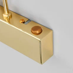 LED schilderij lamp Piktura, gepolijst messing