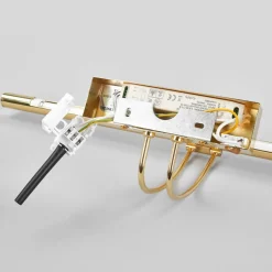 LED schilderij lamp Piktura, gepolijst messing