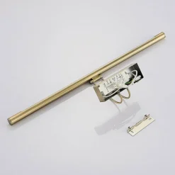 LED schilderij verl Mailine met schak, oud messing