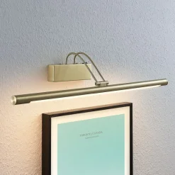 LED schilderij verl Mailine met schak, messing