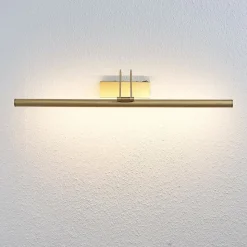 LED schilderij verl Mailine met schak, messing