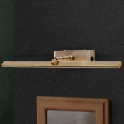 LED schilderijlamp Suren in antiek messing, 50 cm