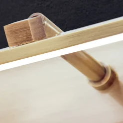 LED schilderijlamp Suren antiek messing, 79,5 cm