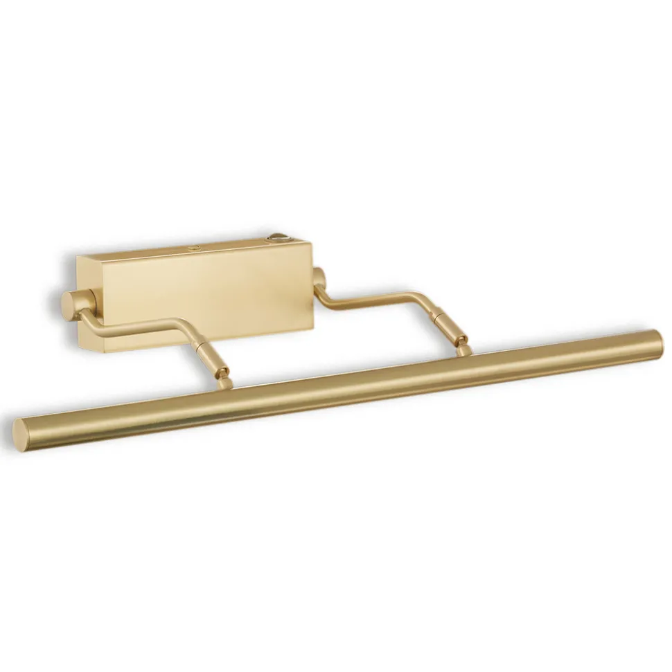 LED schilderijverlichting PICTURE, mat messing