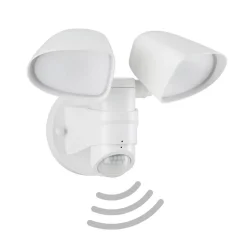 LED sensor buitenwandspot Bilbao 2-lamps wit