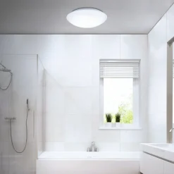 LED sensor plafondlamp Elipso IP44 4.000K Ø38cm