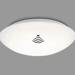 LED sensor plafondlamp Elipso IP44 4.000K Ø28cm