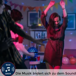 LED sfeerlamp - decoratief licht met muzieksensor