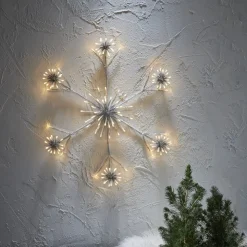 LED sfeerlamp Flower Snowflake Ø 60 cm